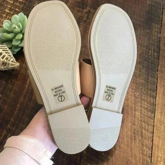 SODA | Tan Slide Sandals - New! - Picture 3 of 3
